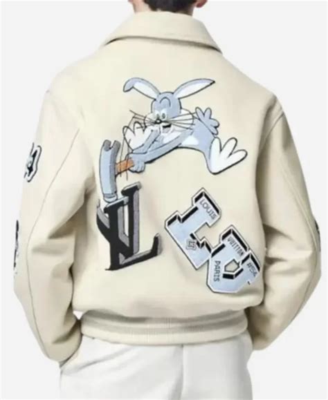 louis vuitton leather jacket womens|louis vuitton bugs bunny jacket.